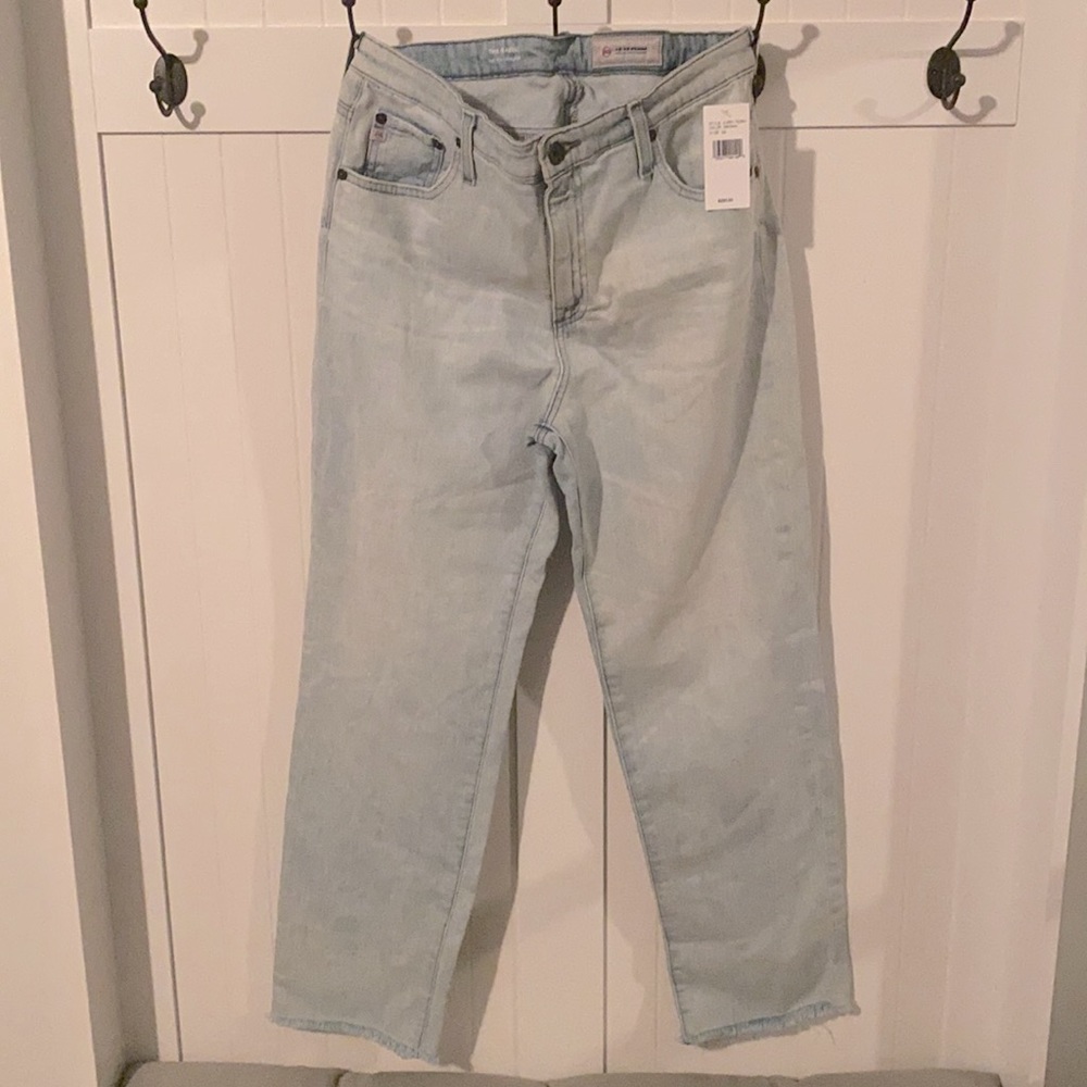 AG Adriano Goldschmied Aged mom jeans Isabelle straight